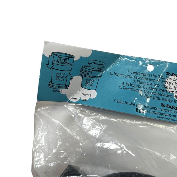 NEW SEALED Ben & Jerry's Euphori-Lock Ice Cream Pint Combination Lock Protector - Picture 7 of 7